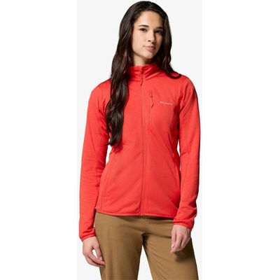 Columbia Essential Hike Grid Fleece Full Zip poppy red