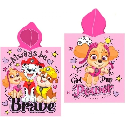 Faro Plážové pončo Paw Patrol brave Bavlna Froté 55 x 55 cm