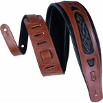 Levy's Rebel Leathers Walnut Embroidered Каишка за китара