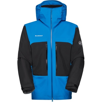Mammut Мъжко водоустойчиво яке Mammut Taiss Hardshell Hooded Jacket Waterproof jacket - Glacier Blue / Black - размер XXL (002-3669-0315)