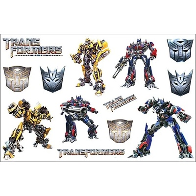 Tattoo world Dětské tetování Transformers 15,5 x 11 cm
