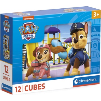 Clementoni Пъзел с кубчета Clementoni от 12 части - Пес Патрул (41194)