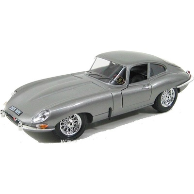 Bburago Jaguar E-type Coupe stříbrná BB18-12044 1:18