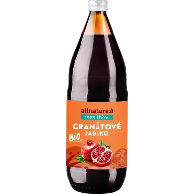 Allnature 100% granátové šťava 1 l