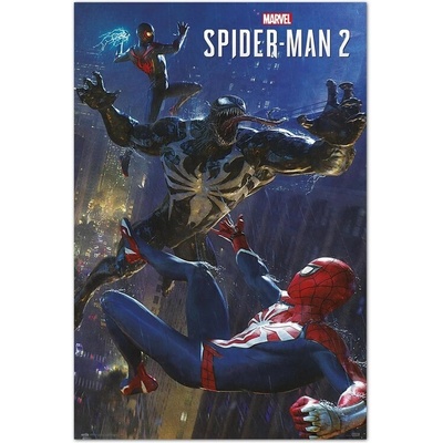 Plagát, Obraz - Spider-Man 2 - Spideys vs Venom, 61 × 91.5 cm