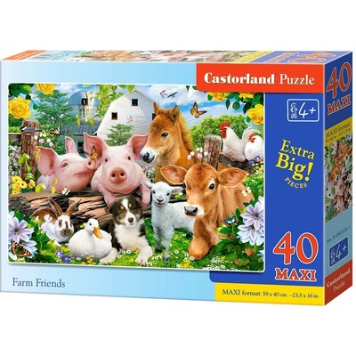 CASTORLAND Přátelé ze statku MAXI 40 dílků