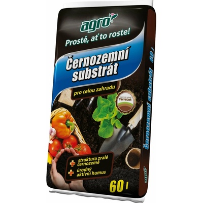 AGRO Čiernozemný substrát pre celú záhradu 60 l
