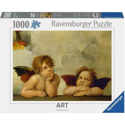 Ravensburger Art Collection Raffael Cherubíni detail Sixtínskej madony 1000 dielov