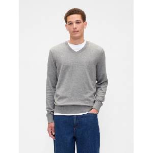 GAP Памучен пуловер GAP GAP | Siv | МЪЖЕ | XS