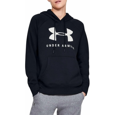 Under Armour Rival Fleece Sportstyle Graphic Hoodie čierna