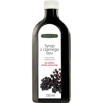 Premium Rosa Sirup Černý bez 250 ml