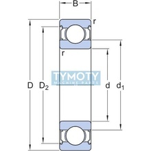 SKF 6001-2Z guľkové ložisko