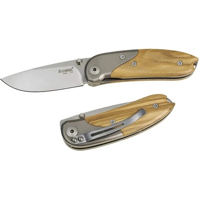 LIONSTEEL 8200 UL Vreckový s čepeľou z ocele D2 - hnedá