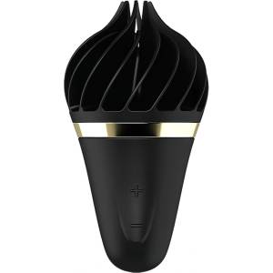 Satisfyer Sweet Treat - клиторен вибратор с акумулатор и въртяща глава - черен