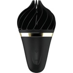Satisfyer Sweet Treat - вибратор за клитор с акумулатор и въртящи се движения (черен)