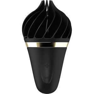 Satisfyer Sweet Treat - вибратор за клитор с акумулатор и въртящи се движения (черен)