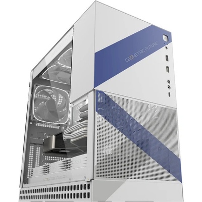 Ion Computers Геймърски компютър ION Model 4 Lancelot White с процесор AMD Ryzen 7 9800X3D, видео карта GeForce RTX 5060 Ti 8GB GDDR7, RAM памет 32GB(2x16GB) DDR5 6000MHz, SSD 1TB NVMe PCIe Gen4, водно охлаждане 360 (c004985)