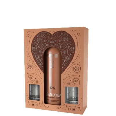 TATRATEA Peach Tea с две шот чаши - ликьор 700ml 700 ml