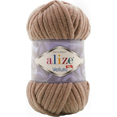 Alize Velluto Farba: hnedá 329