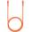 Ttec Кабел ttec - Data, USB-C/USB-C, 1.2 m, Neon Orange (8694470828039)