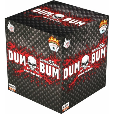 Kompaktný ohňostroj Dumbum 25 rán 30 mm