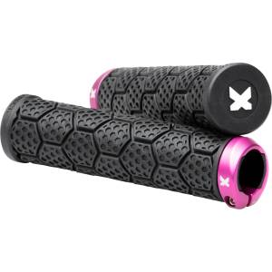 Sixpack Racing Грипове за кормило Sixpack racing D-Trix AL Bike grips - Black / Pink - размер Ø 33 mm (860-3348-0611)