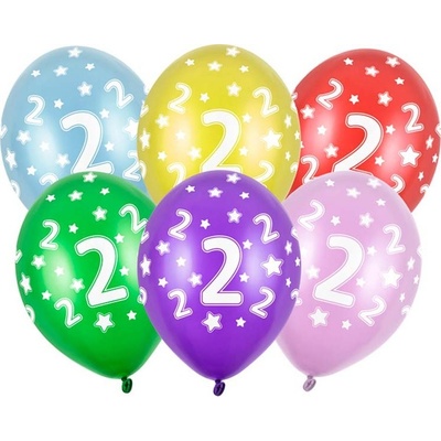 Ditipo Balónky latexové nafukovací metal mix barev č. 2 30 cm