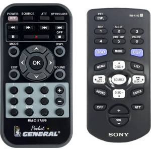 GENERAL Sony rm-x140 - дистанционно управление дубликат (rm-x140) Дистанционно