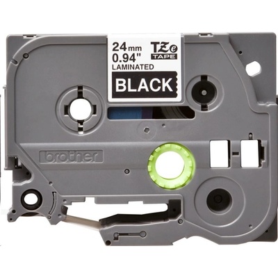 páska BROTHER TZ355 biele písmo, čierna páska Tape (24mm) (TZE355)