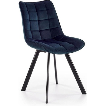 Halmar Трапезен стол k332 тъмносиньо / черно