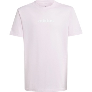 Adidas Детска тениска adidas Kid's Linear Tee 160 T-shirt - Clear Pink / White - размер 152 (EU) (704-4539-0213)