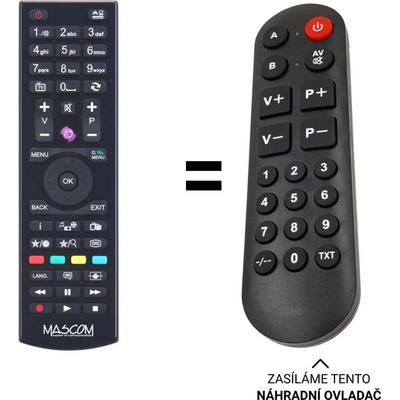 Dálkový ovladač Senior Mascom MC9130UHD – Hledejceny.cz