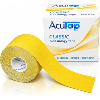Acu top Kineziologický tejp žltý 5 cm x 5 m