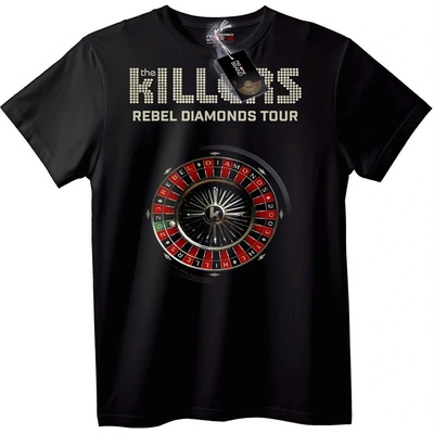 NOONEBRAND Тениска The Killers Rebel Diamonds турне - S, Black
