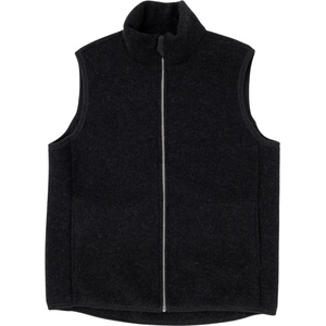 Engel Мъжки вълнен елек Engel Men's Vest Merino vest - Schwarz Melange - размер 58/60 (EU) (032-1403-0112)