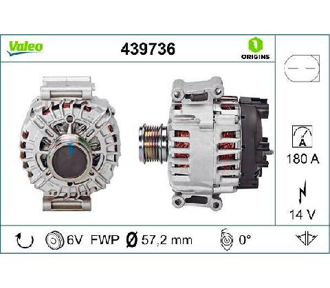 Alternátor VALEO 439736