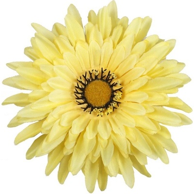 Umelá gerbera žltá 15 cm