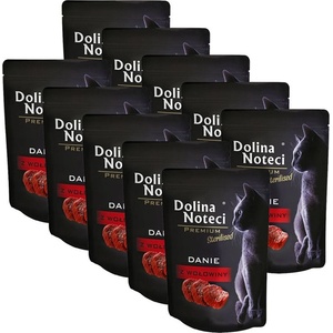 Dolina Noteci Premium Котешка храна за стерилизирани котки с говеждо 10 x 85 г