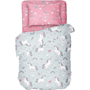 Image 1 of Dilios Единичен спален комплект ЕДНОРОГ 100% памук