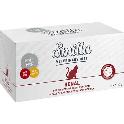 Smilla Veterinary Diet mix balenie Urinary: morčacie + teľacie 8 x 100 g