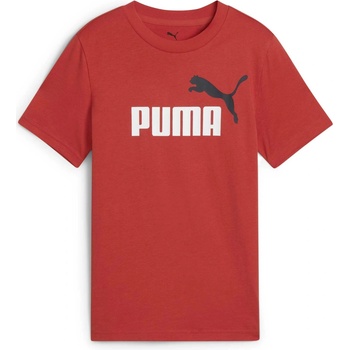 Puma Essentials 2 Color N0.1 Logo Tee B červená biela