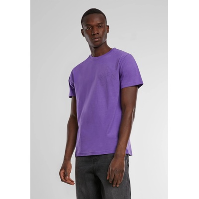 Mister Tee Тениска Rude Banana Tee T-Shirt Round Neck lilac XXLUB-MT2395-00145 - Тъмносив, размер S