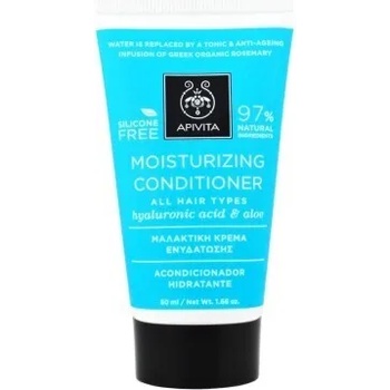 Image 1 of APIVITA Овлажняващ хидратиращ балсам с хиалуронова киселина и алое , Apivita Moisturizing Conditioner 50ml With Hyaluronic Acid & Aloe
