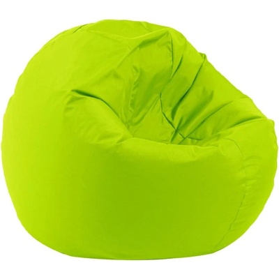 Pufrelax Пуф, за деца, 210л. , Relaxo - Teteron Green Neon, За открито, Перящ се калъф, Пълнеж от Полистиролни перли