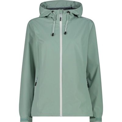 CMP Дамско водоустойчиво яке CMP Women's Jacket Fix Hood with Pack Pocket Waterproof jacket - Jade - размер 48 (EU) (102-5201-0218)