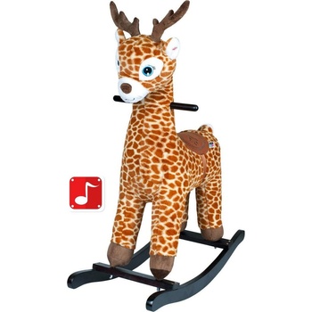 PlayTo houpací hračka žirafa hnědá