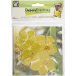 Grafix Карти за рисуване с мъниста Grafix - Цветя, 2 броя, 13 х 13 cm (6605330083) - baby