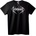 NOONEBRAND Тениска Korrosion Черен метъл - 2XL, Black