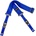 DiMarzio DD2200 Clip Lock Blue Колан за китара (10001477)