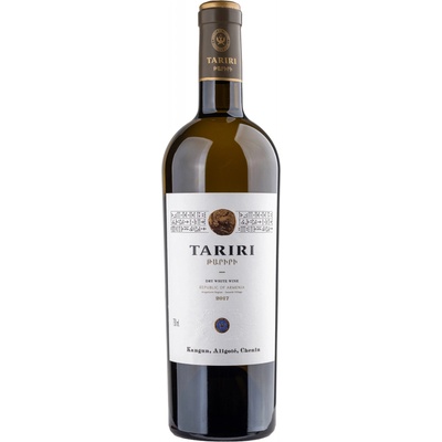 Armenia Wine Tariri Kangun, Aligoté Chanin B. Suché bílé 2017 13% 0,75 l (holá láhev)